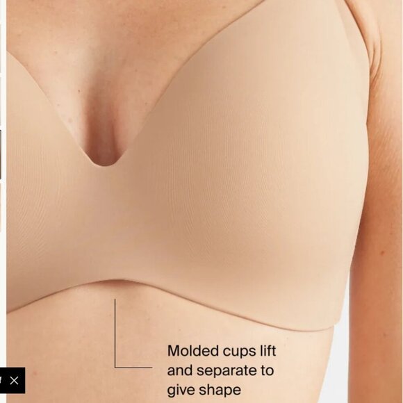 knix | Wing woman Seamless Tan Sand Bra - 32DD - Picture 6 of 7